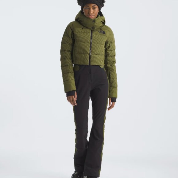 The North Face Olive and Black Ski Suit Off the clock olive green S - Picture 1 of 16